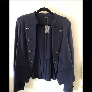 Torrid Navy Military style blazer